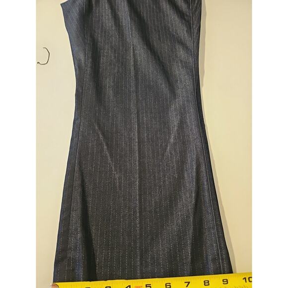 Lane Bryant The‎ Lena Ankle Striped Dress Pants Size 16 Navy Blue - Picture 10 of 11